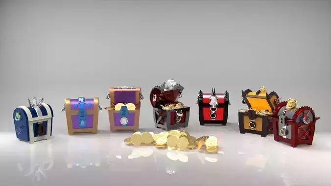 Fantasy chests pack 