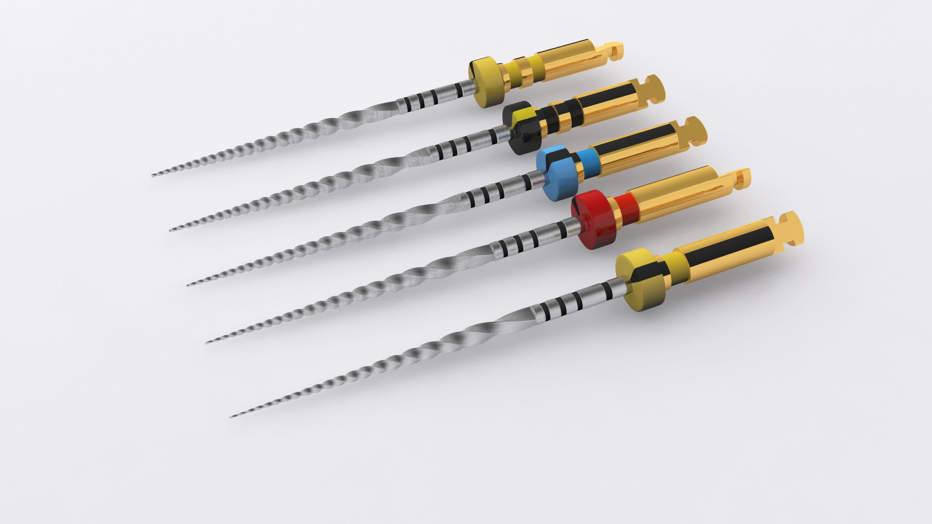 3D ENDODONTIC FILES SET Low-poly 3D model_8