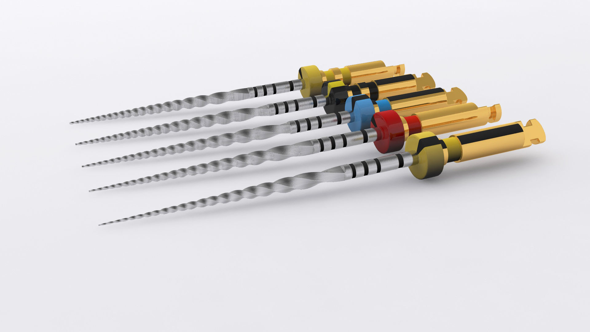 3D ENDODONTIC FILES SET Low-poly 3D model_9