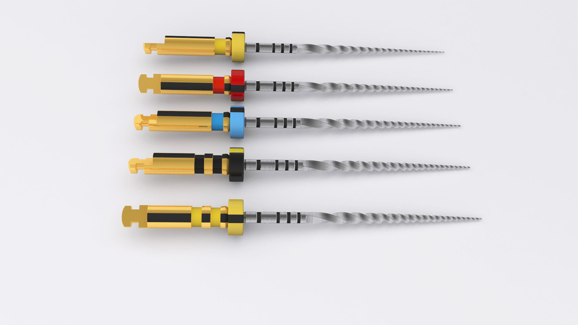 3D ENDODONTIC FILES SET Low-poly 3D model_5