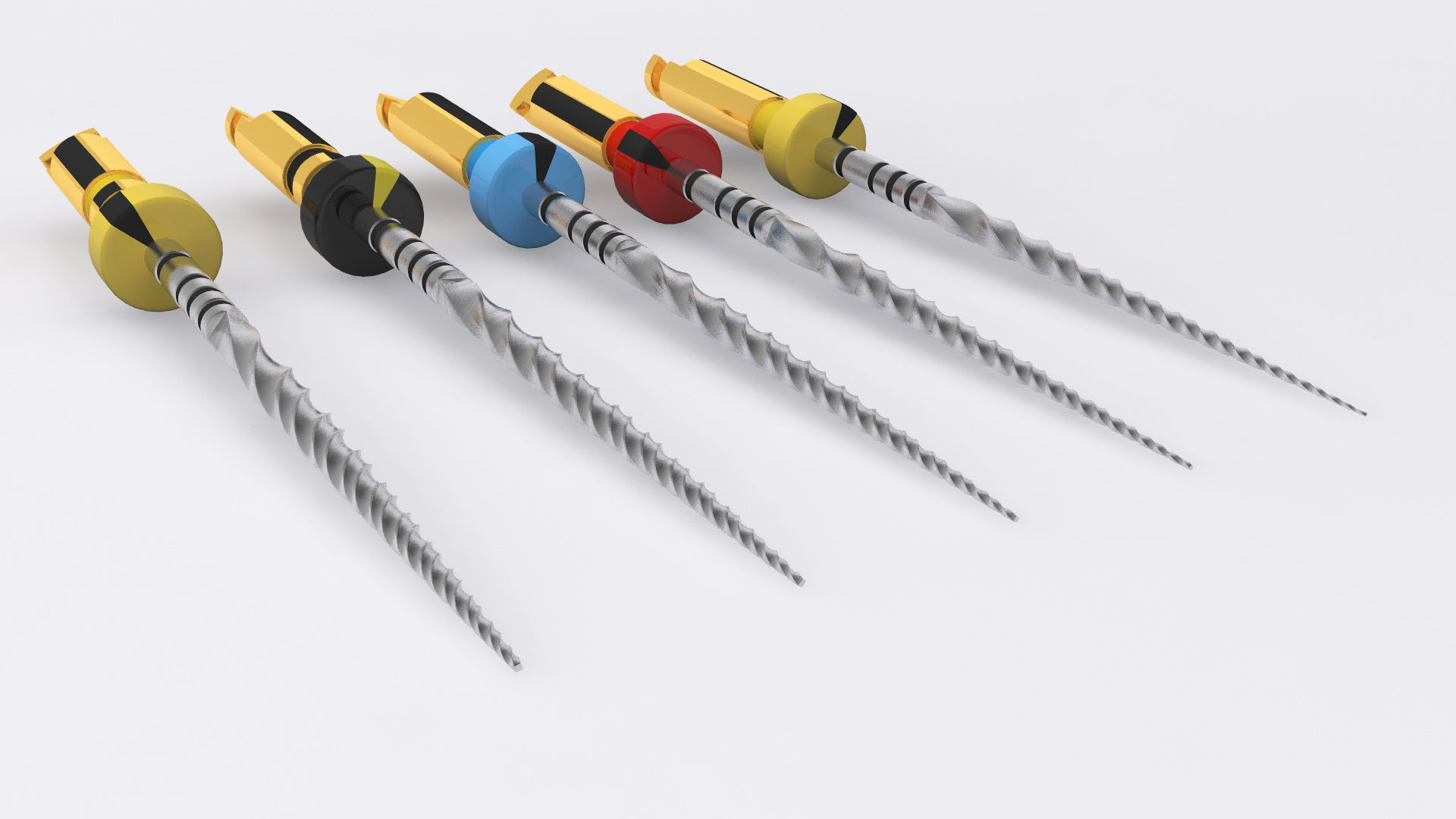 3D ENDODONTIC FILES SET Low-poly 3D model_7