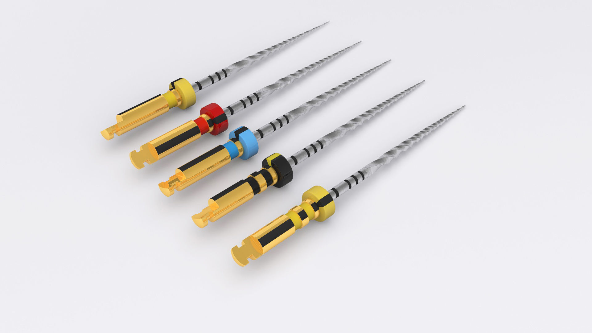 3D ENDODONTIC FILES SET Low-poly 3D model_4