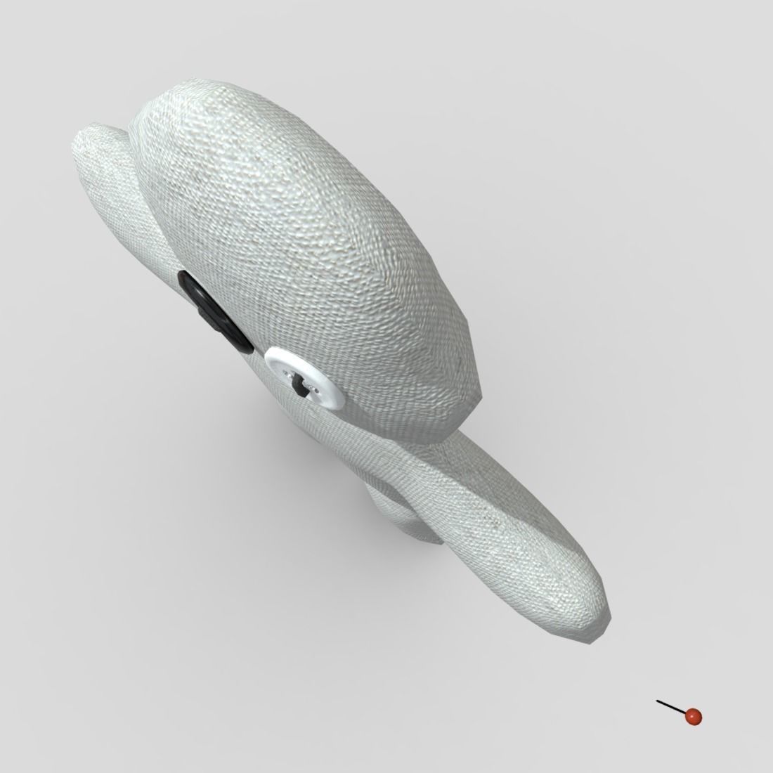 Voodoo Doll Low-poly 3D model_6