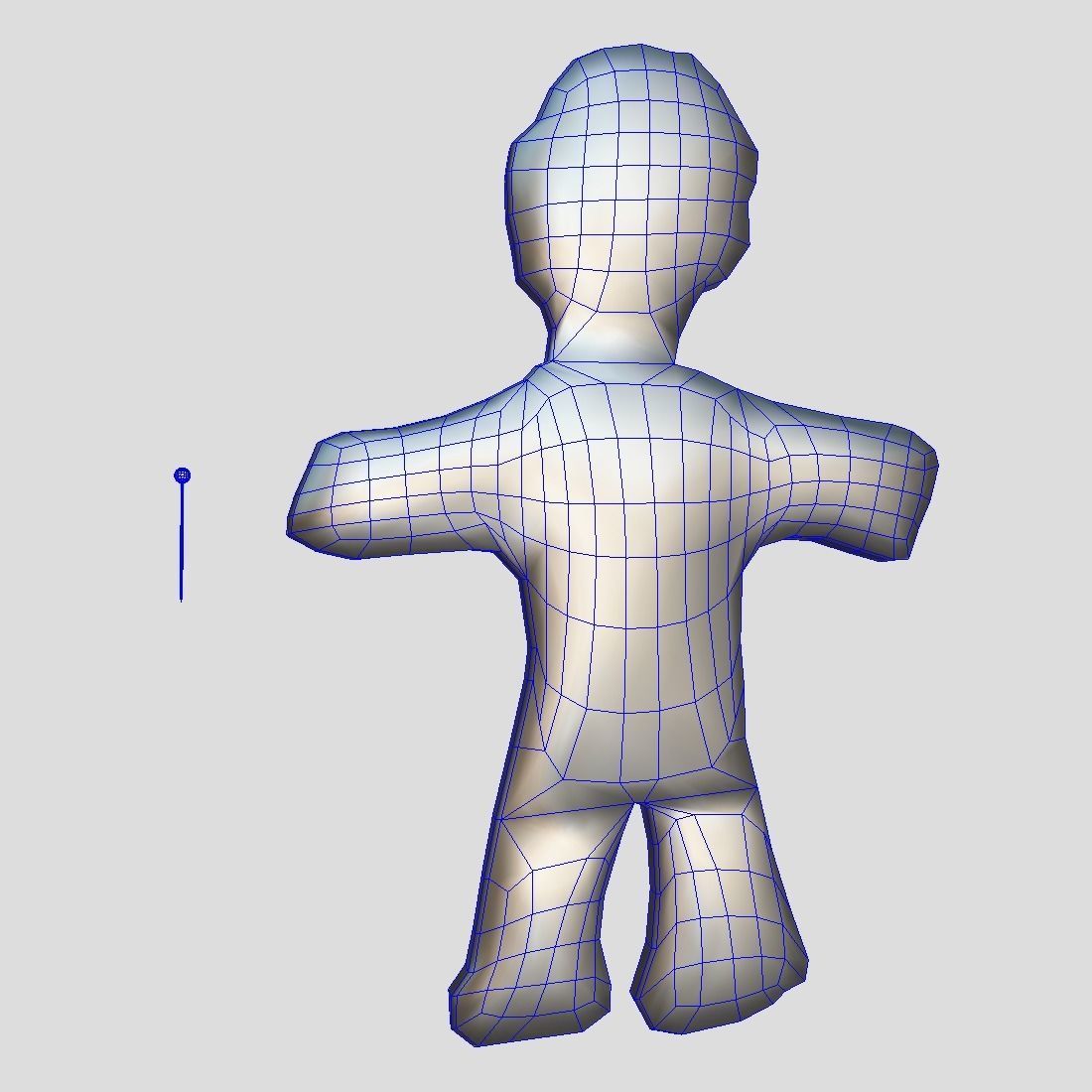 Voodoo Doll Low-poly 3D model_9