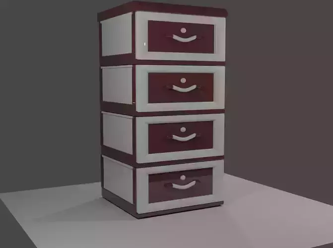 Plastic Locker 3D model