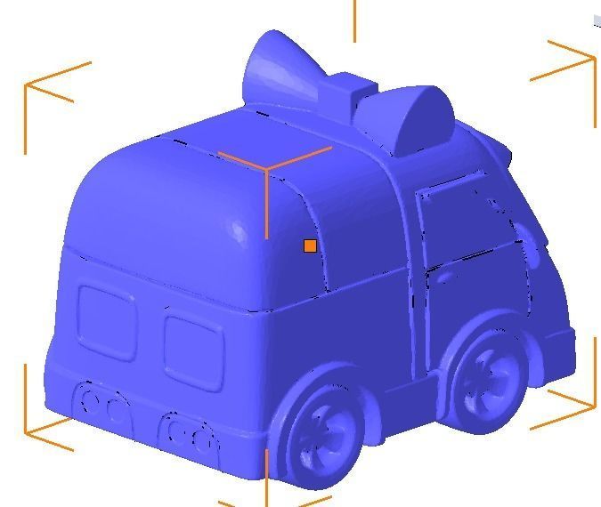Amber Robocar Poli 3D print model_1