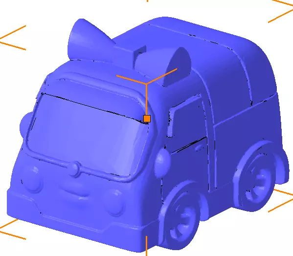 Amber Robocar Poli 3D print model_0