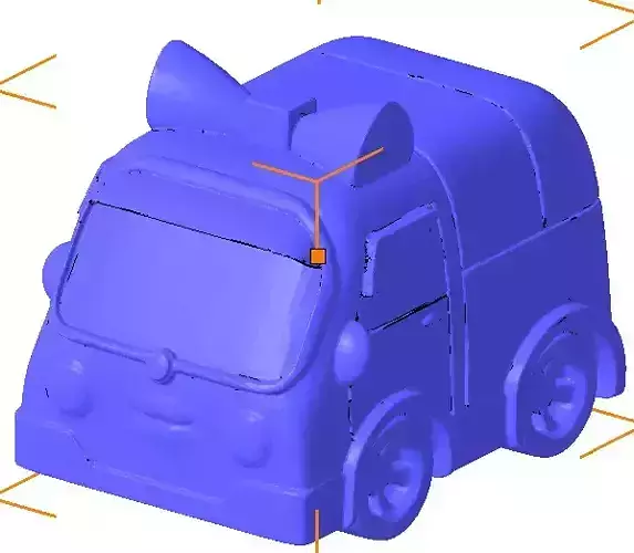 Amber Robocar Poli 3D print model