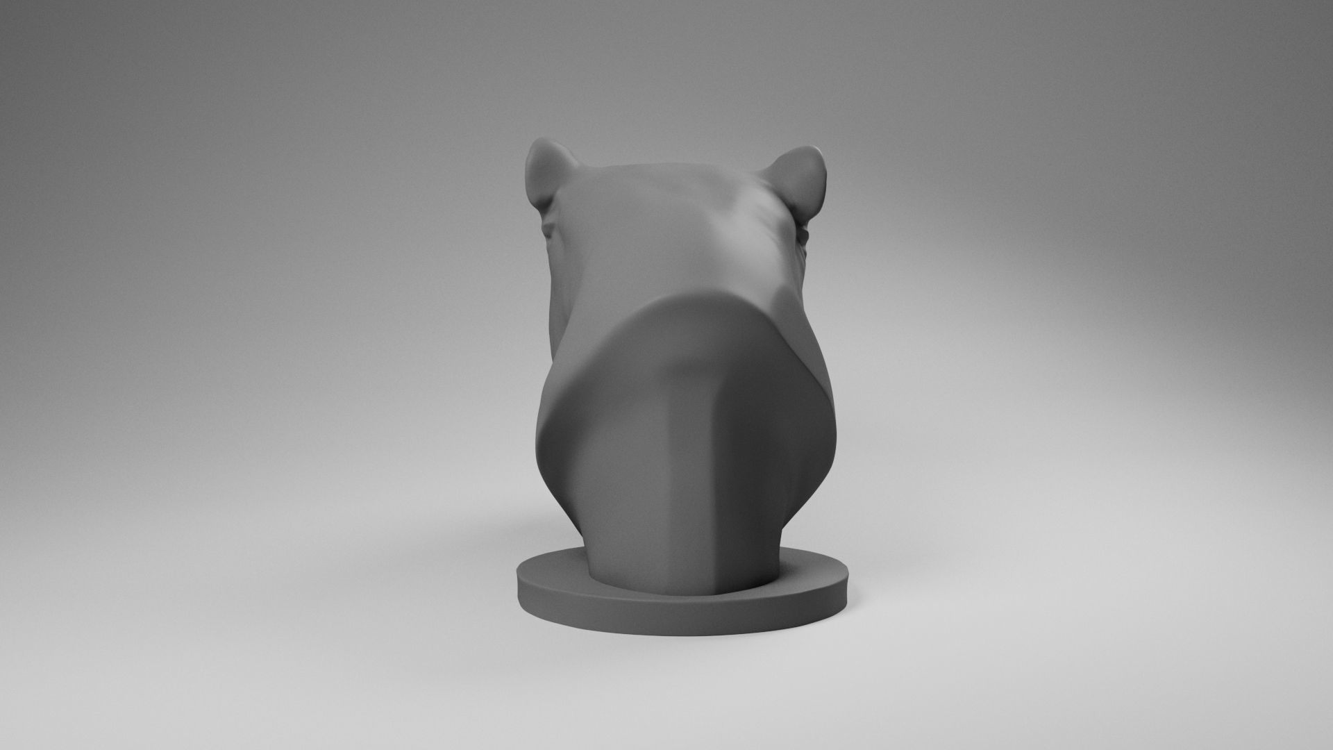 Jaguar Bust 3D print model_16