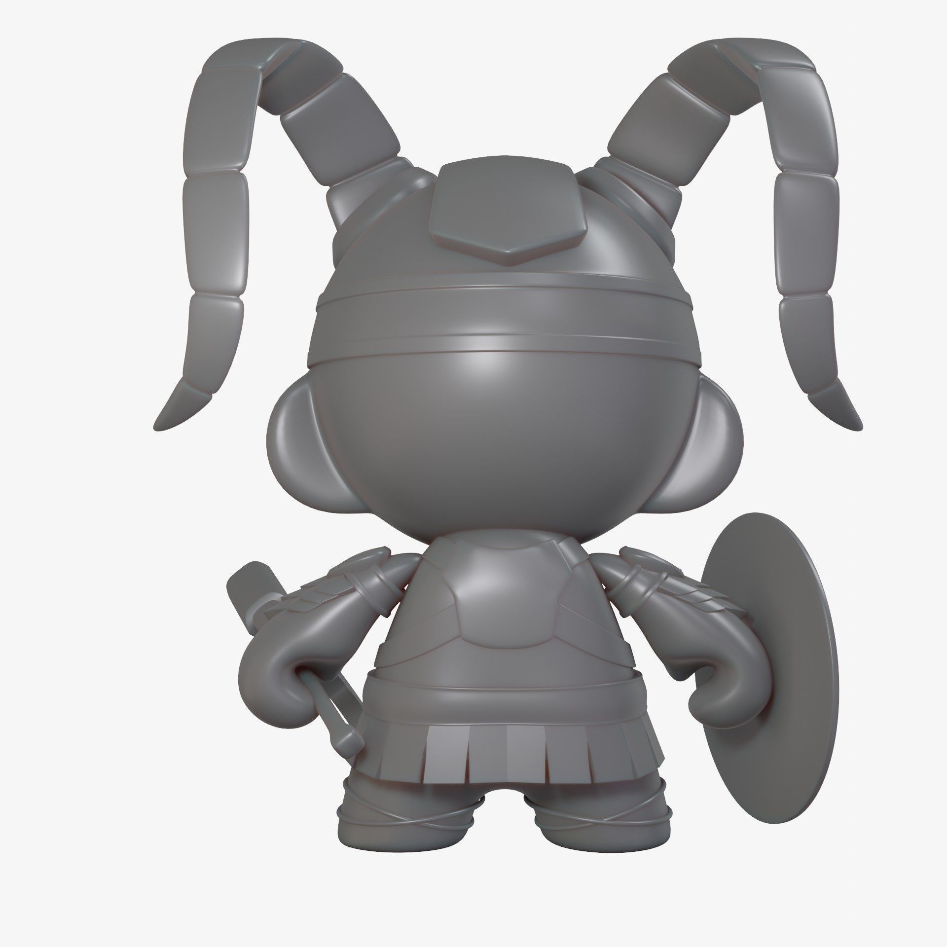 munny world  viking 3D print model_3