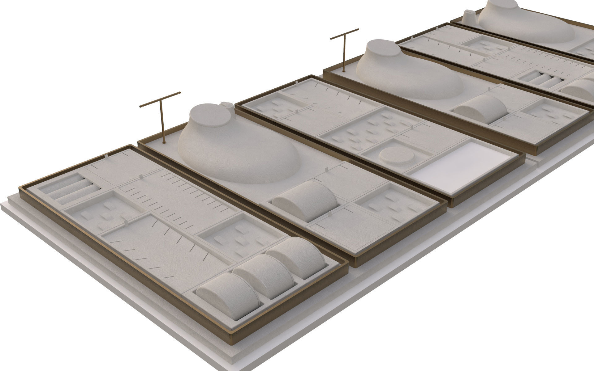 Stand Display Module  3D model_2