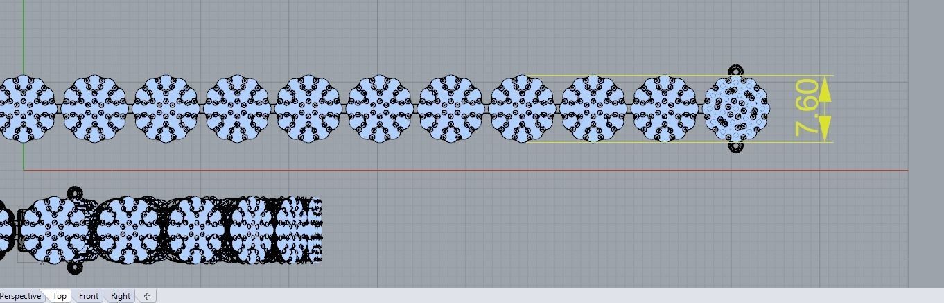 K BRACELETS N5 3D print model_4