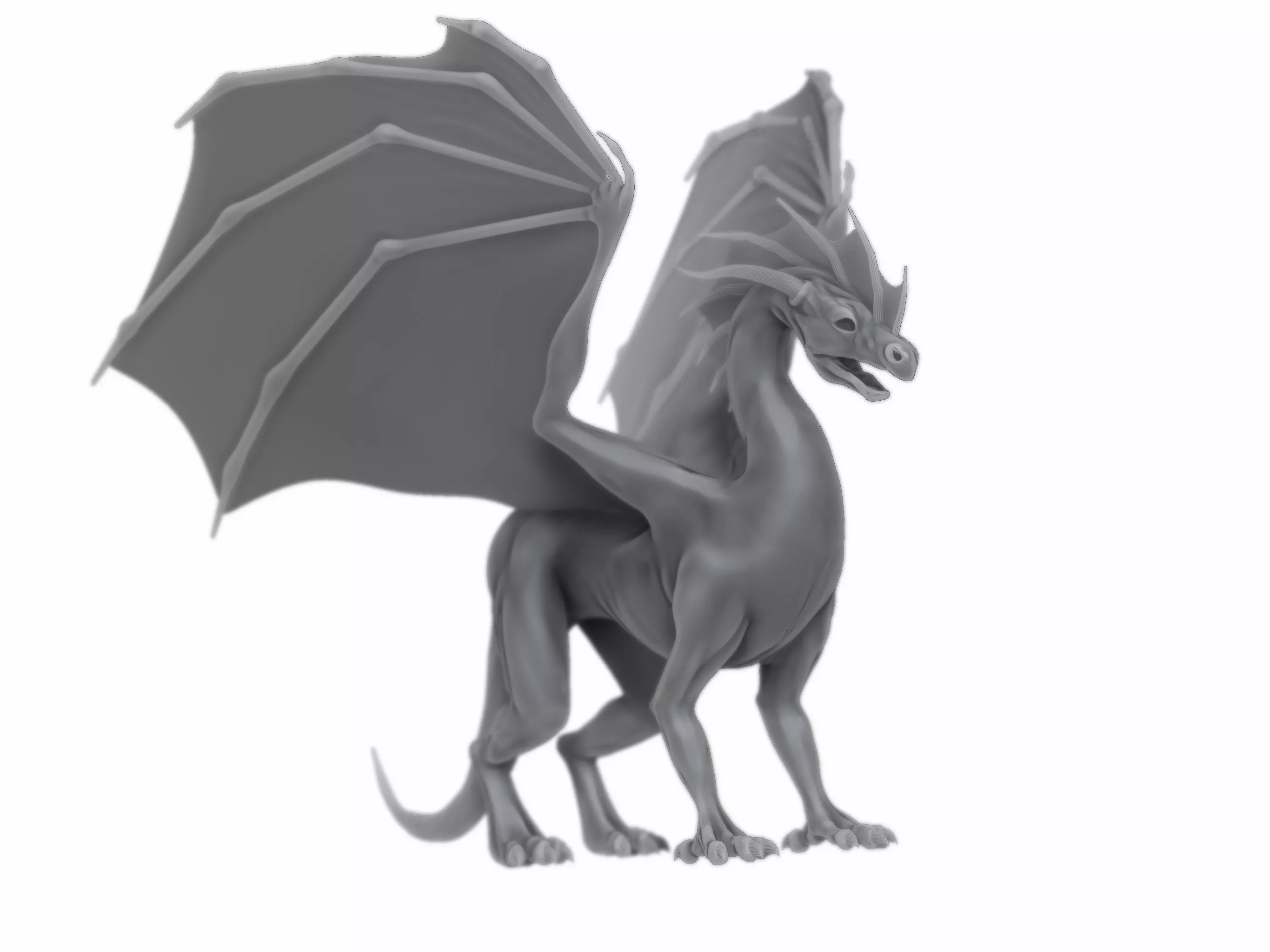 dragon3d dragon Low-poly 3D model_0