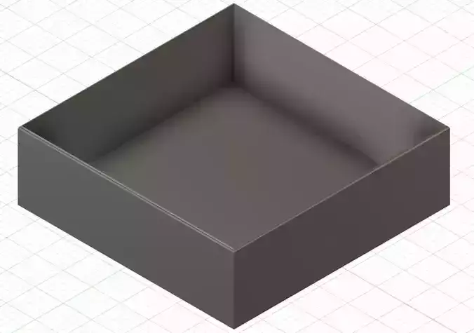 Tic Tac Toe Decorative Box 3D model 3D print model