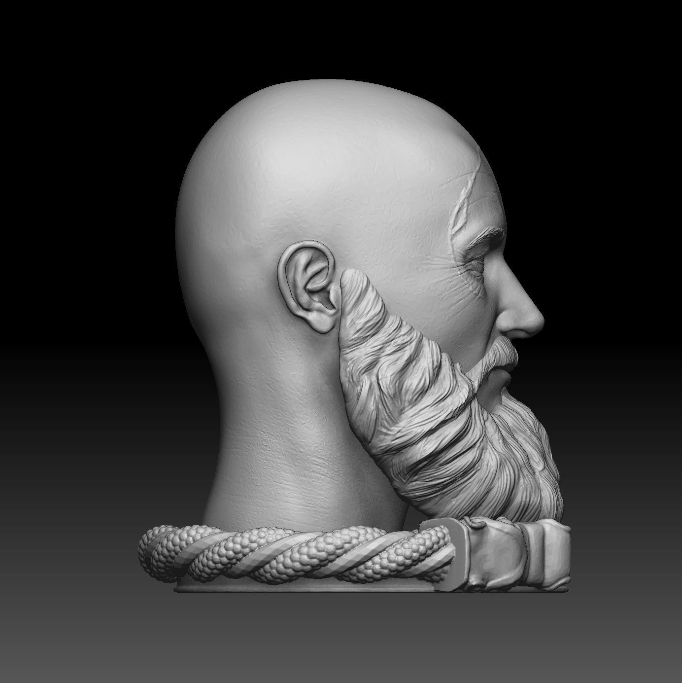 ragnar lothbrok 3D print model_4