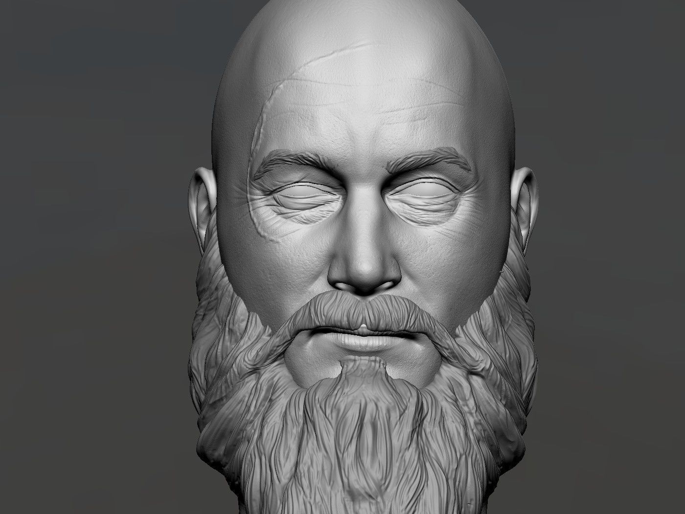 ragnar lothbrok 3D print model_15
