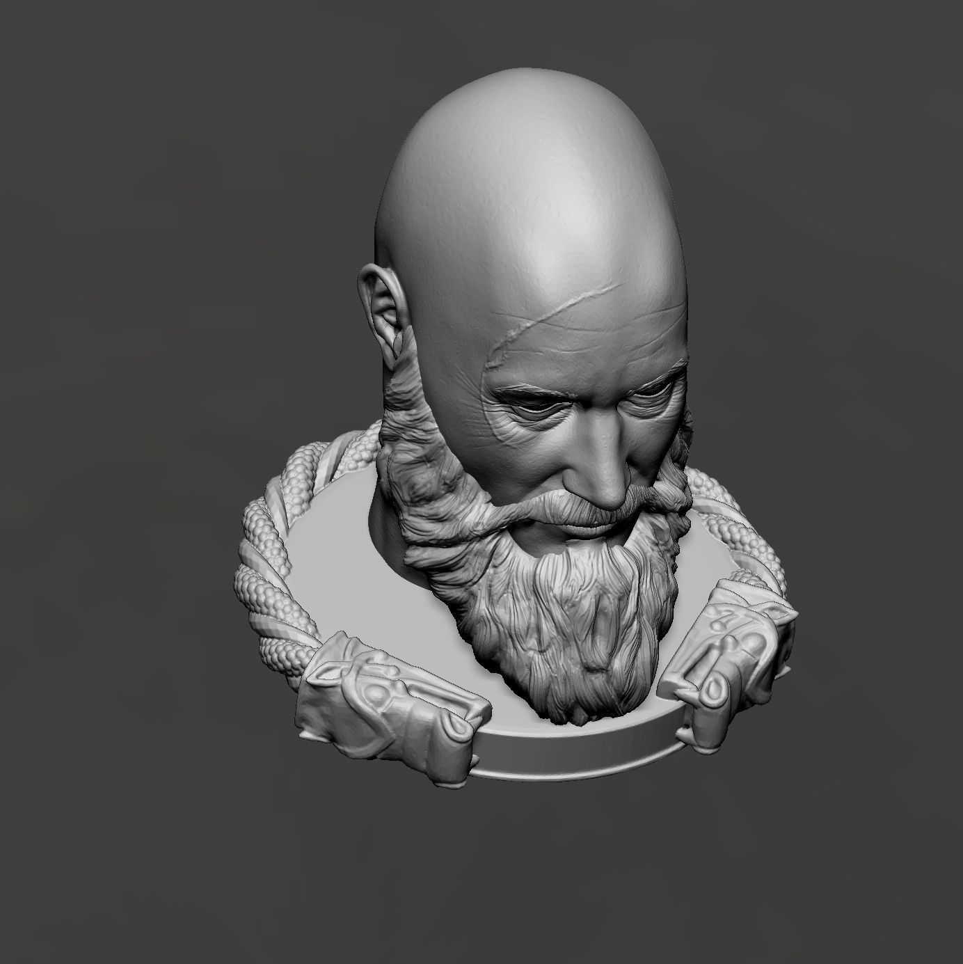 ragnar lothbrok 3D print model_2