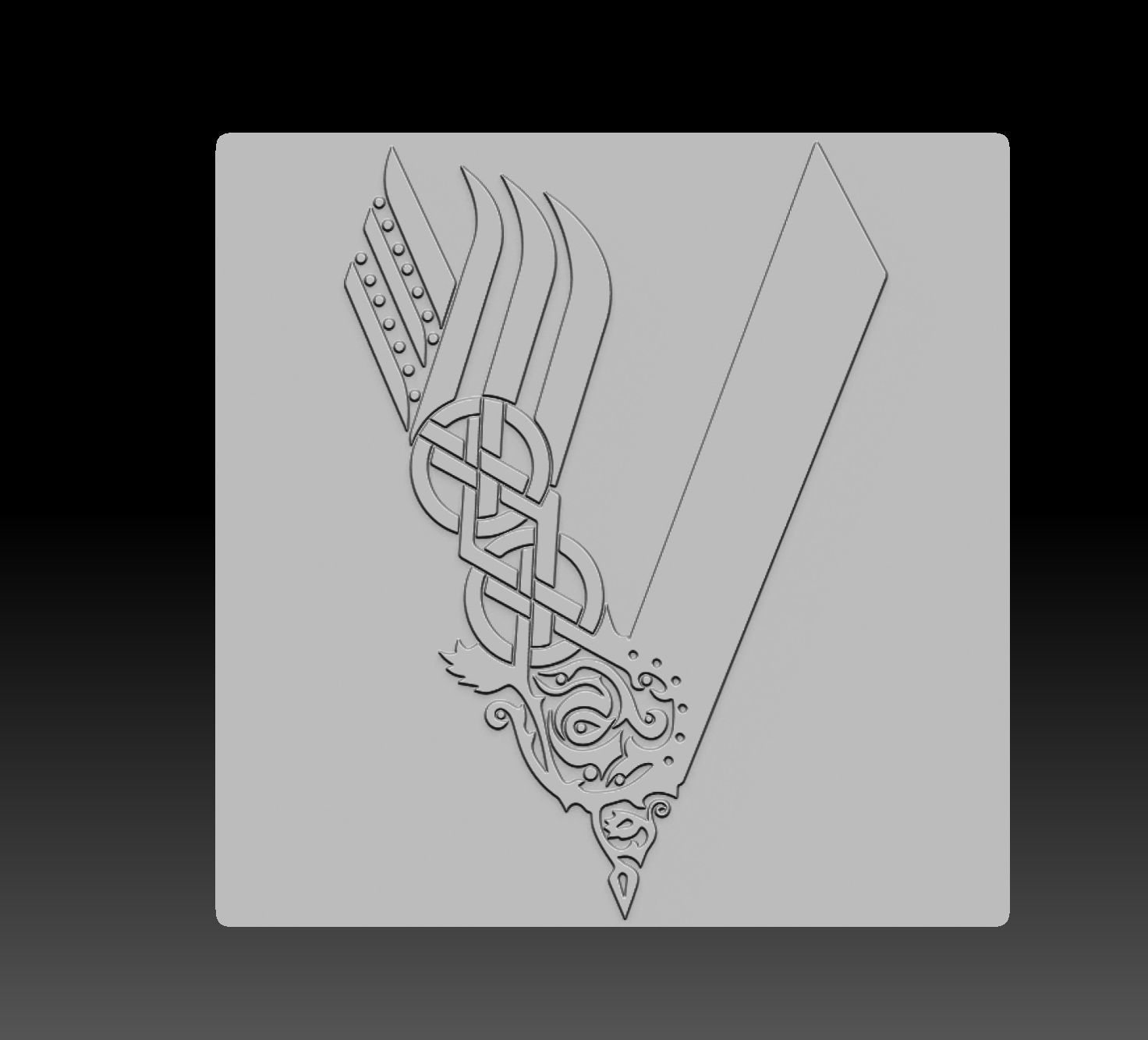 ragnar lothbrok 3D print model_8