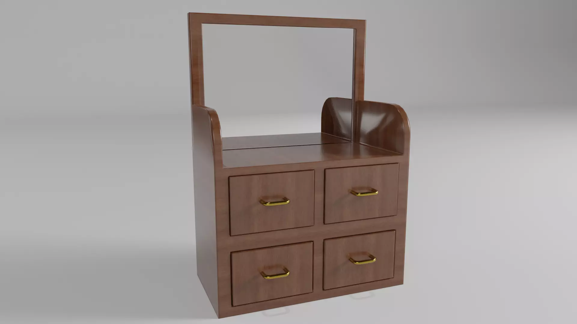 Mirror Desk 3D model