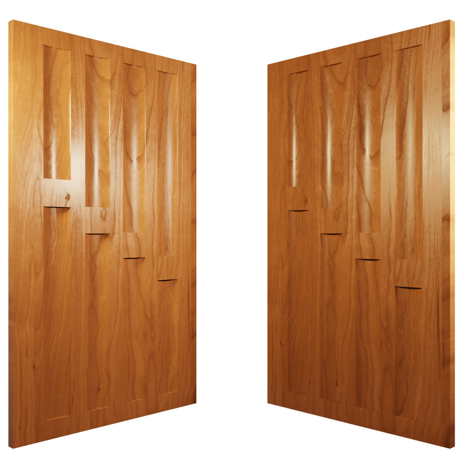 Modern Door collection 3D model_4
