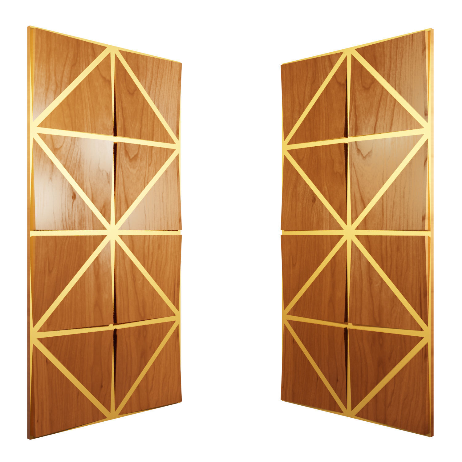 Modern Door collection 3D model_3