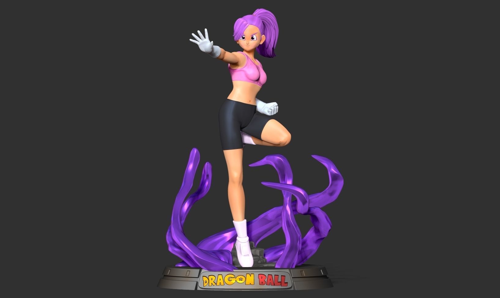 Bulla - Dragon Ball Super Fanart 3D print model_7