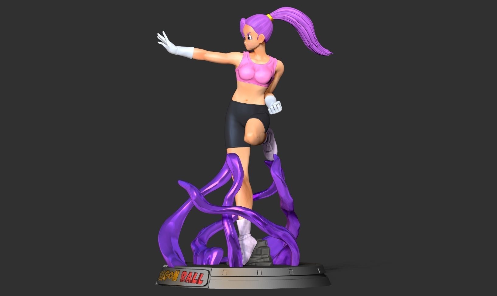 Bulla - Dragon Ball Super Fanart 3D print model_9