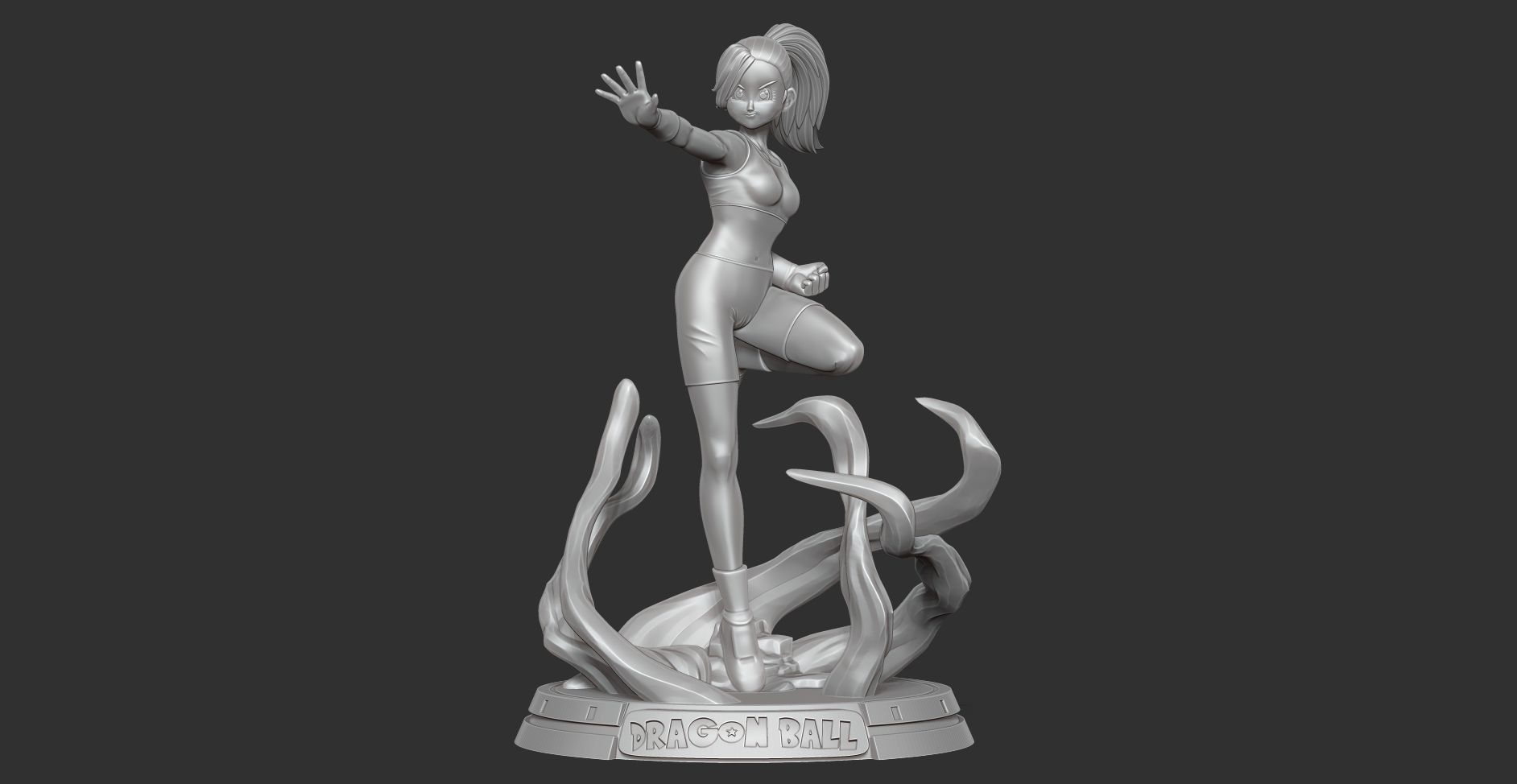Bulla - Dragon Ball Super Fanart 3D print model_8