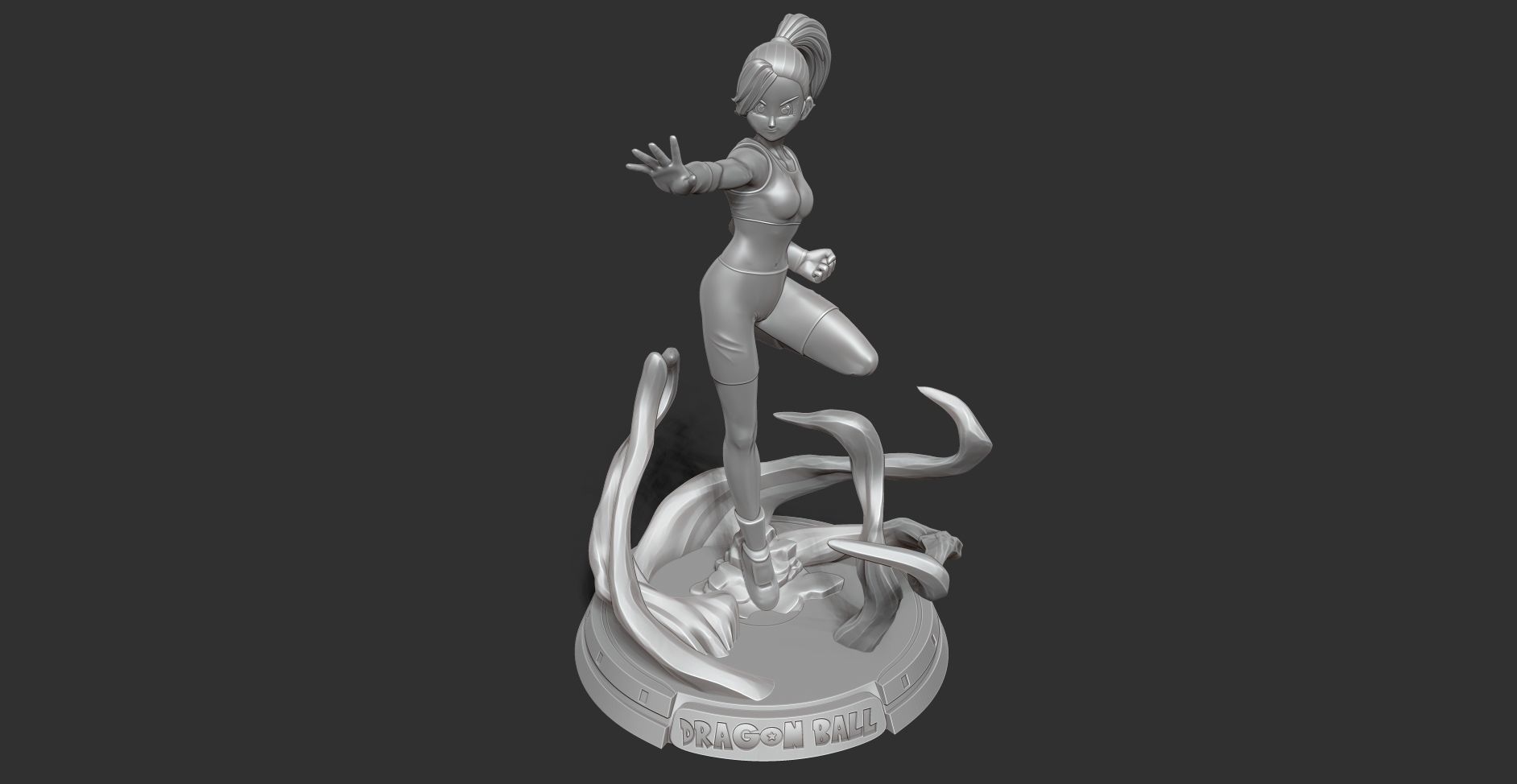 Bulla - Dragon Ball Super Fanart 3D print model_16
