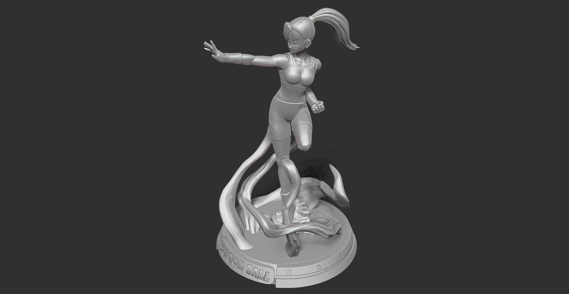 Bulla - Dragon Ball Super Fanart 3D print model_14