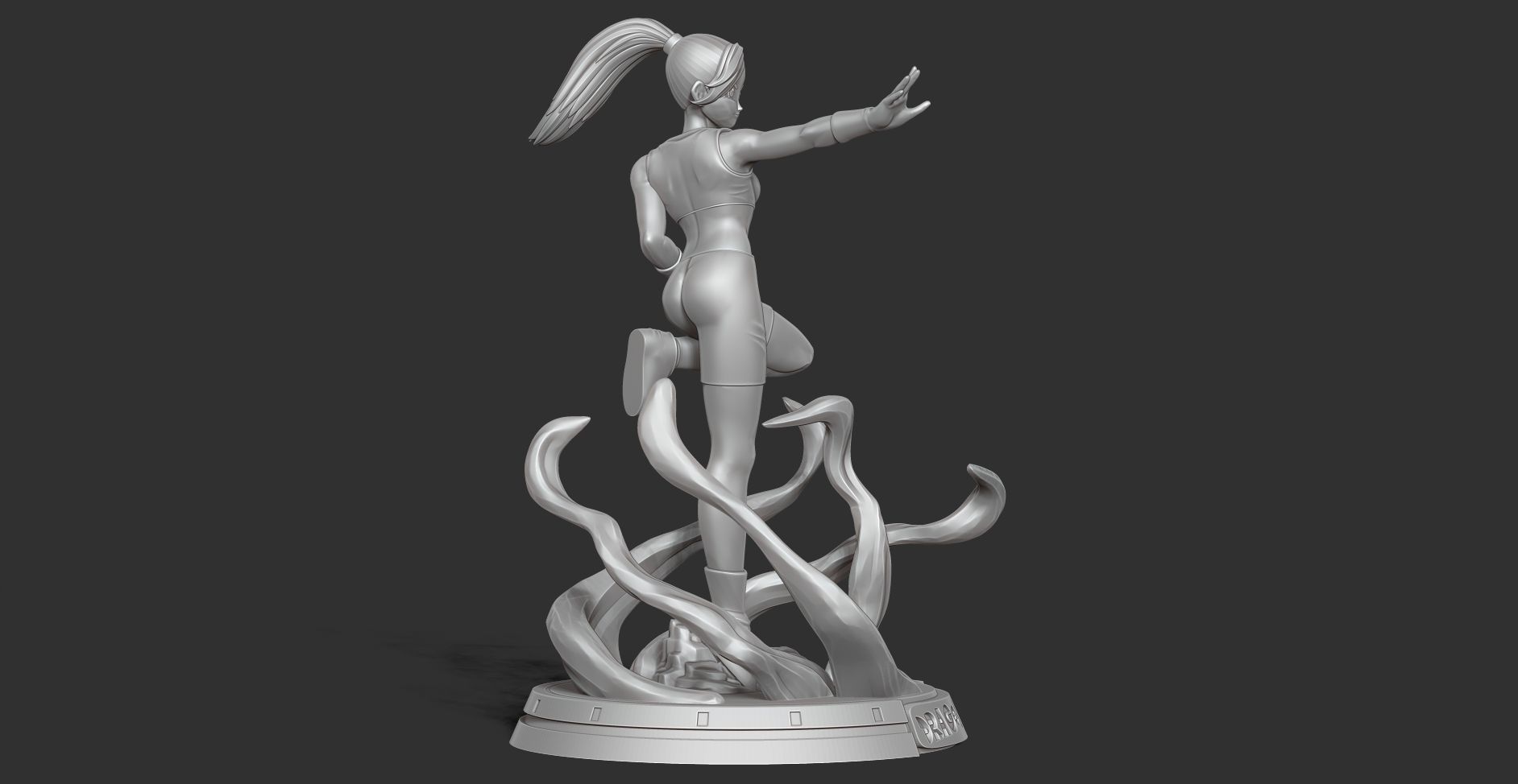 Bulla - Dragon Ball Super Fanart 3D print model_12