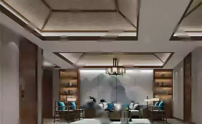 room Chinese style living room