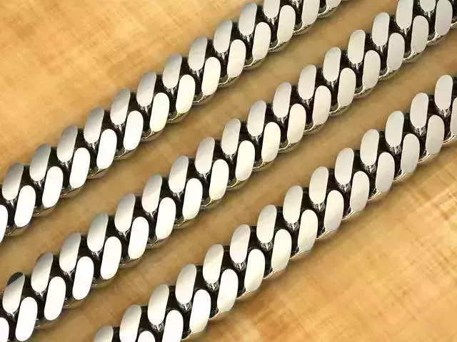 3 TYPES OF CUBAN LINK CHAIN SOLID AND HOLLOW  FOR BRACELETS 3D print model