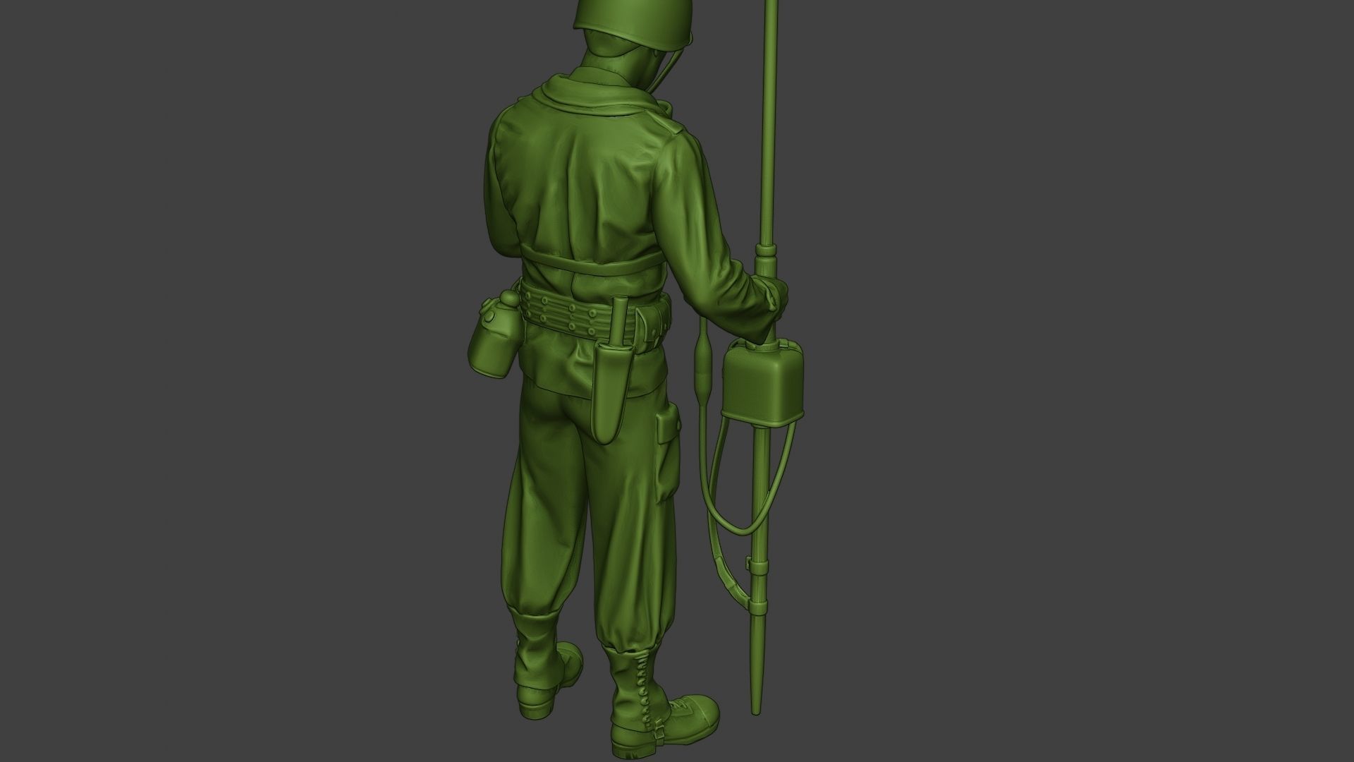 American engineer soldier ww2 Talk Radio A9 3D print model_23