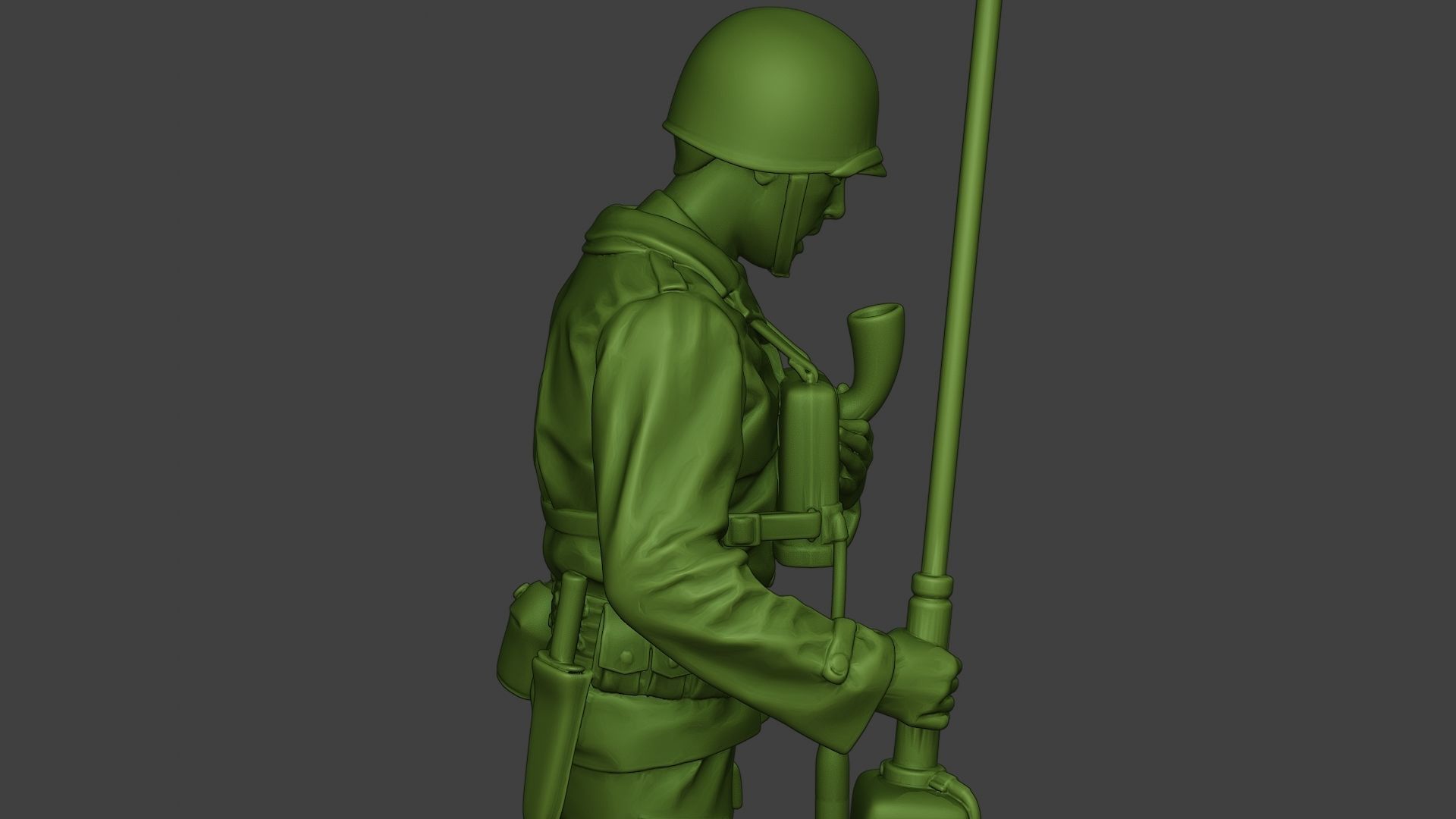 American engineer soldier ww2 Talk Radio A9 3D print model_19