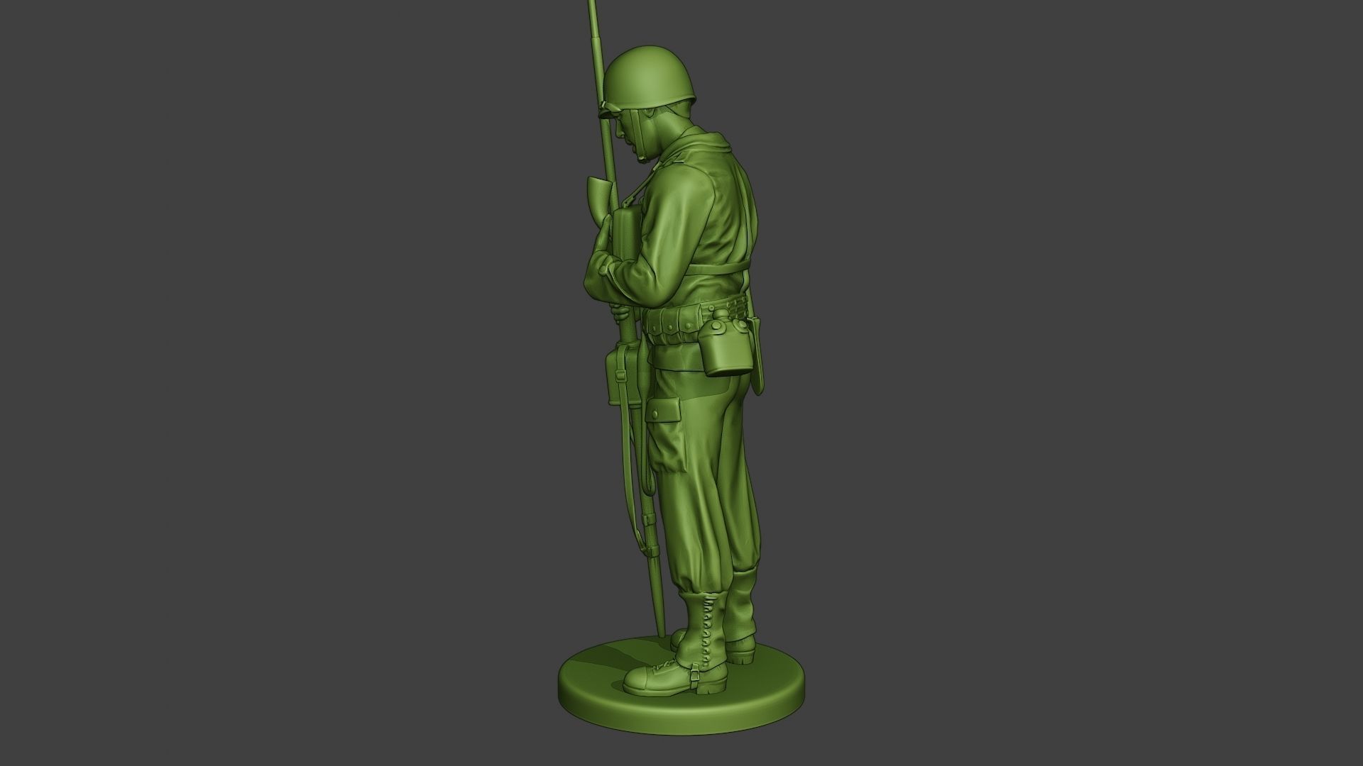 American engineer soldier ww2 Talk Radio A9 3D print model_3