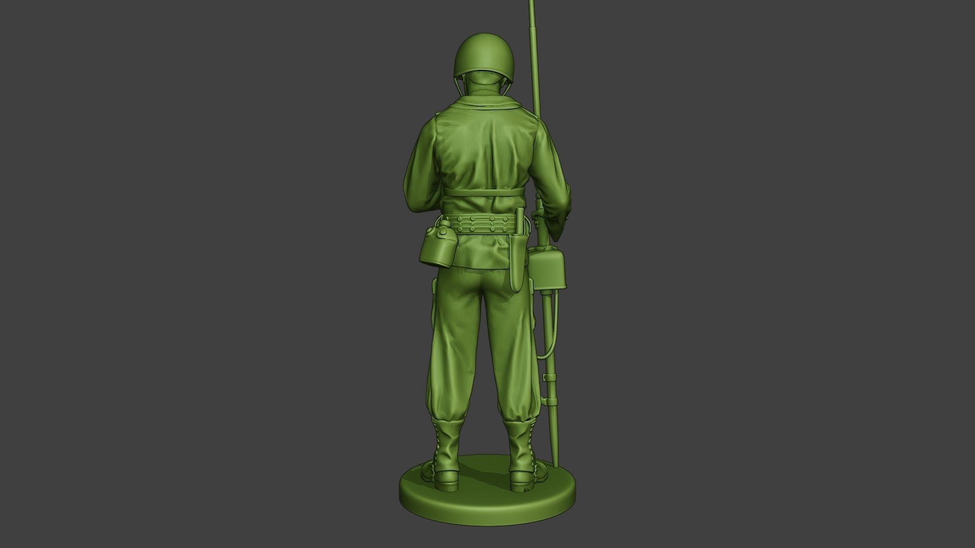 American engineer soldier ww2 Talk Radio A9 3D print model_5