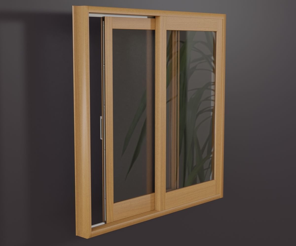 Lift-sliding door 3D model_3