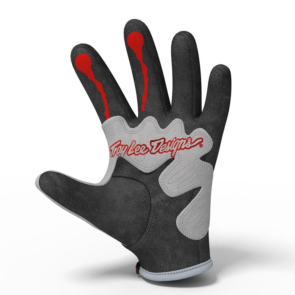 Glove Troy Lee 3D model_1