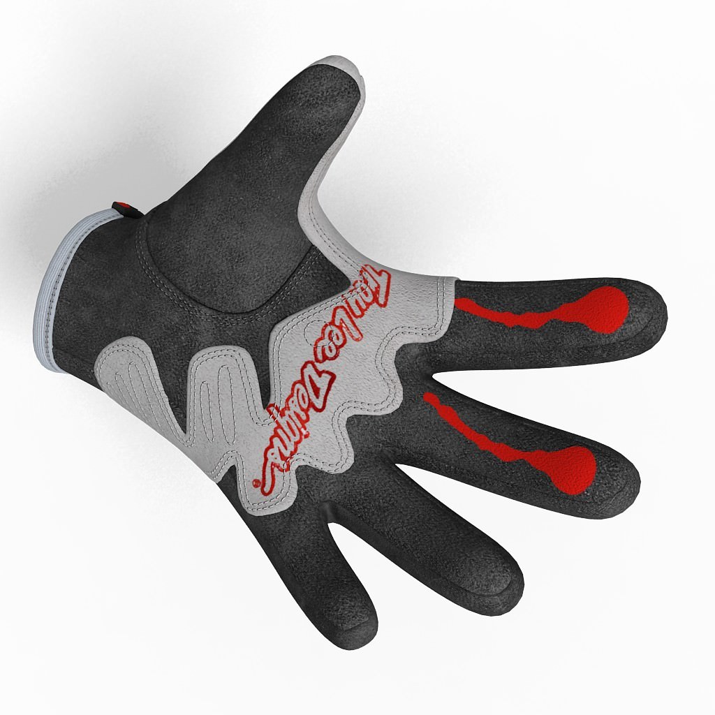 Glove Troy Lee 3D model_7