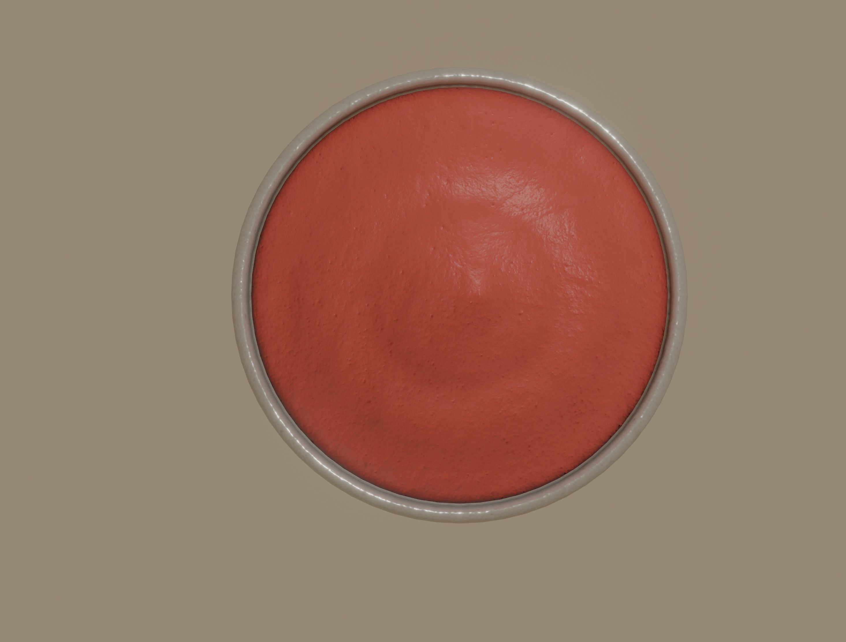 Bowl of sauce 3D model_5