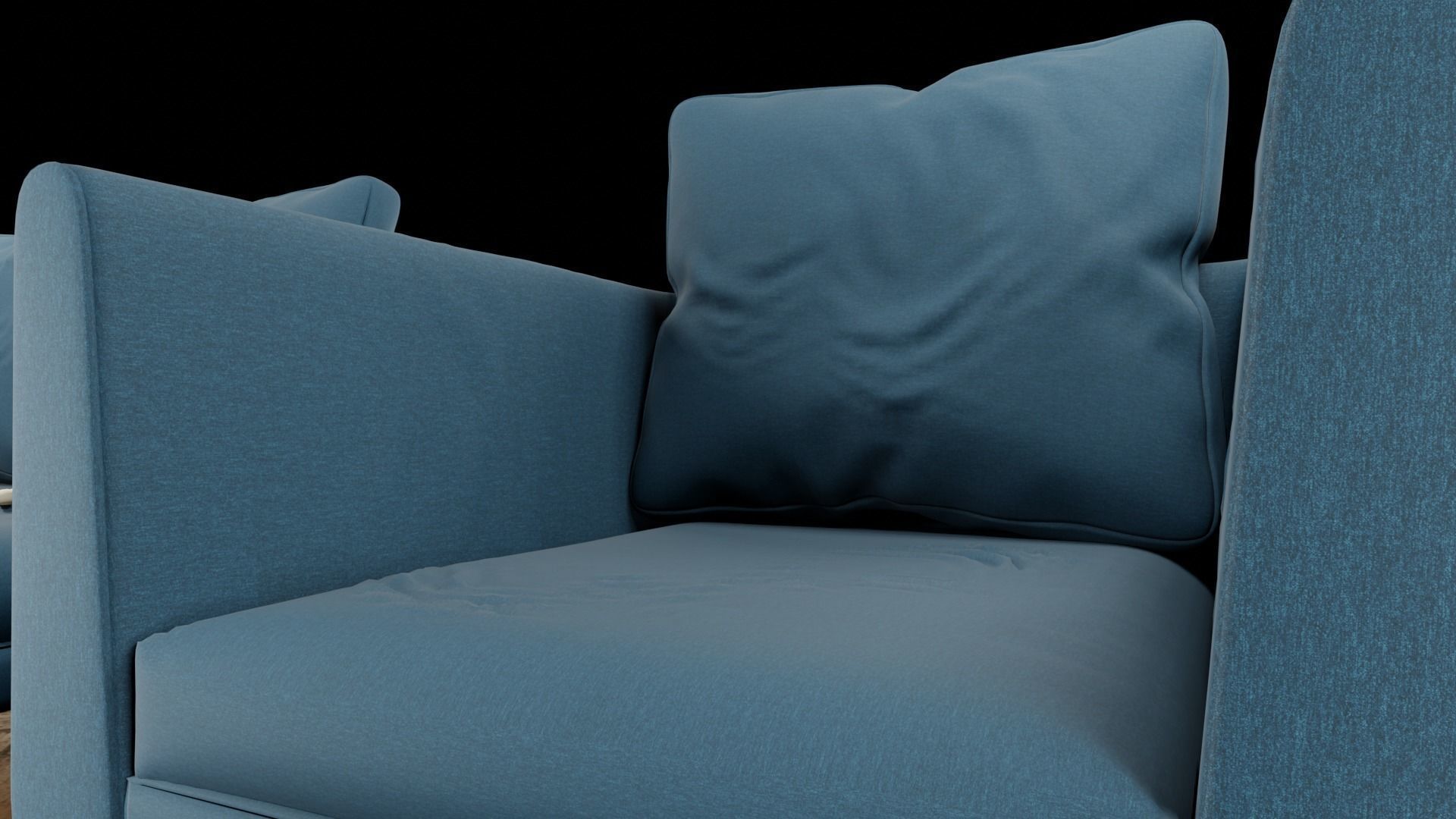 Christoph Armchair Low-poly 3D model_8