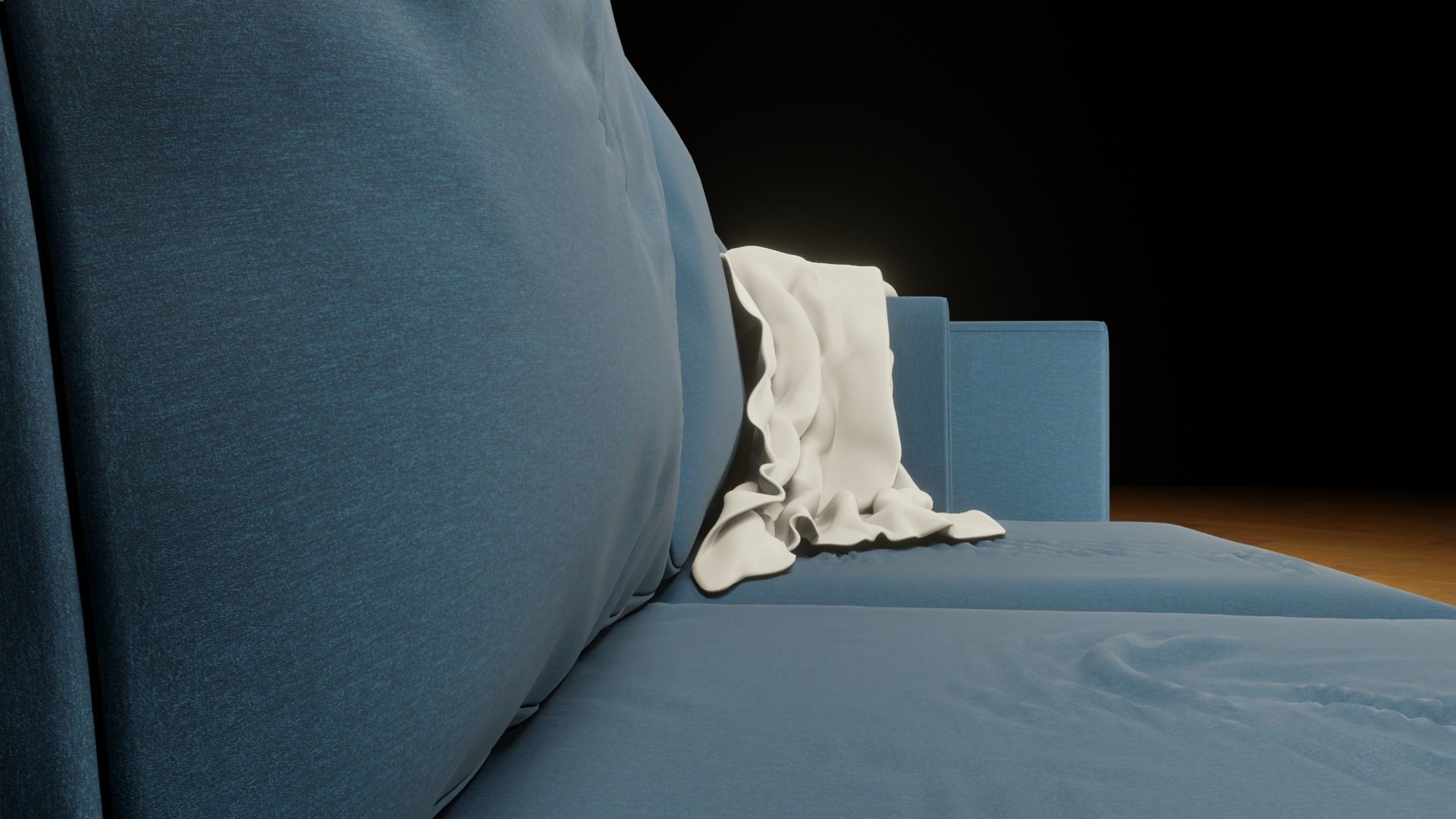 Christoph Armchair Low-poly 3D model_6