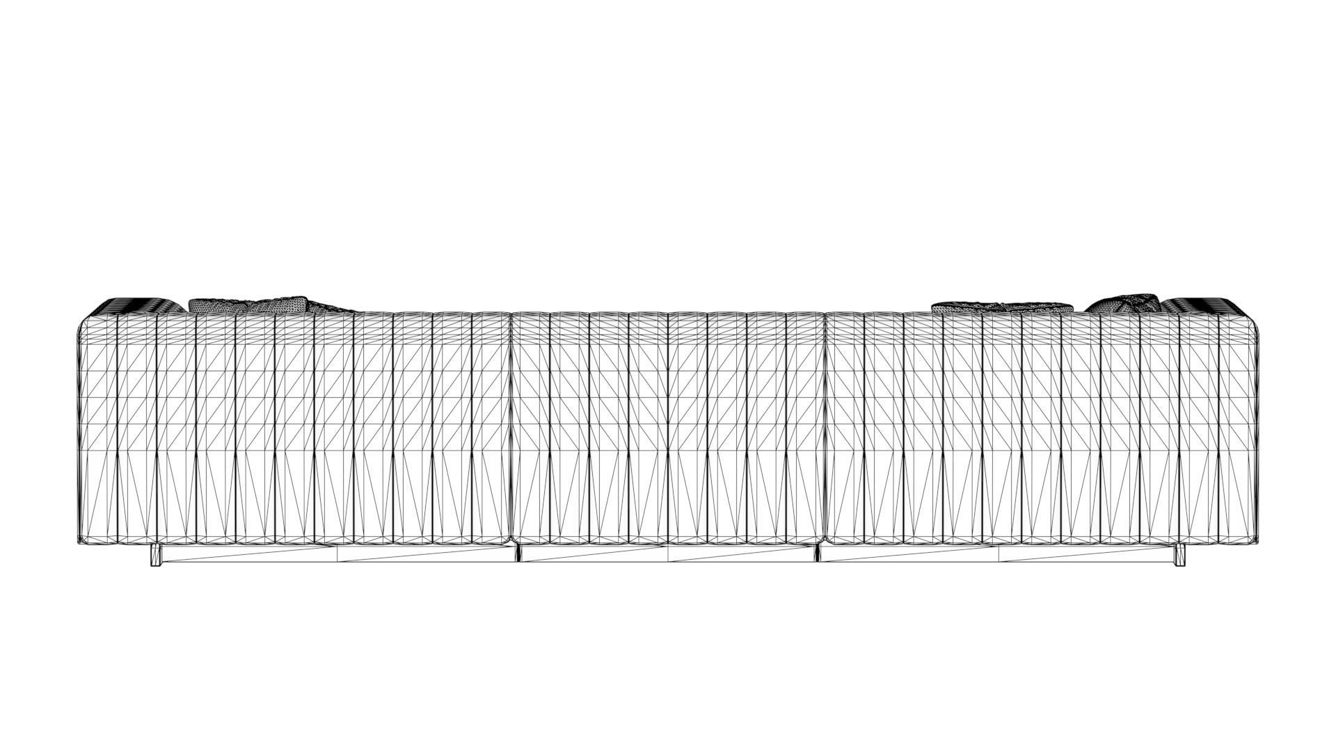 Harry Sofa Low-poly 3D model_6