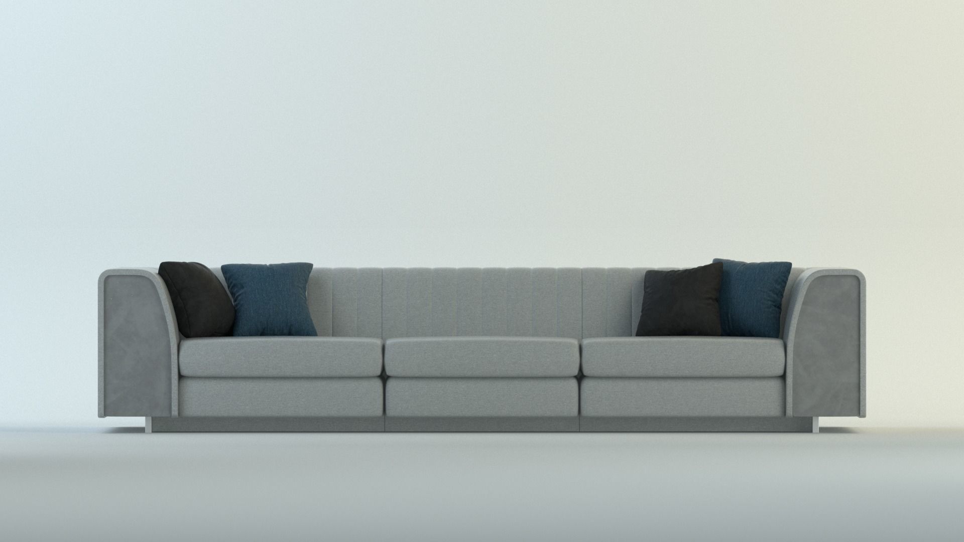 Harry Sofa Low-poly 3D model_3