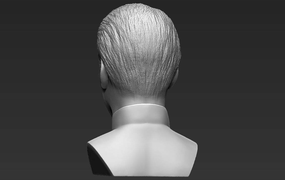 Neo Keanu Reeves from Matrix bust 3D printing ready stl obj  3D print model_4