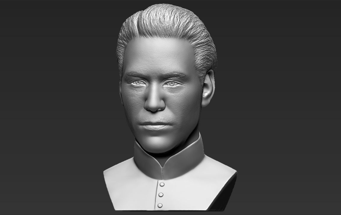 Neo Keanu Reeves from Matrix bust 3D printing ready stl obj  3D print model_1