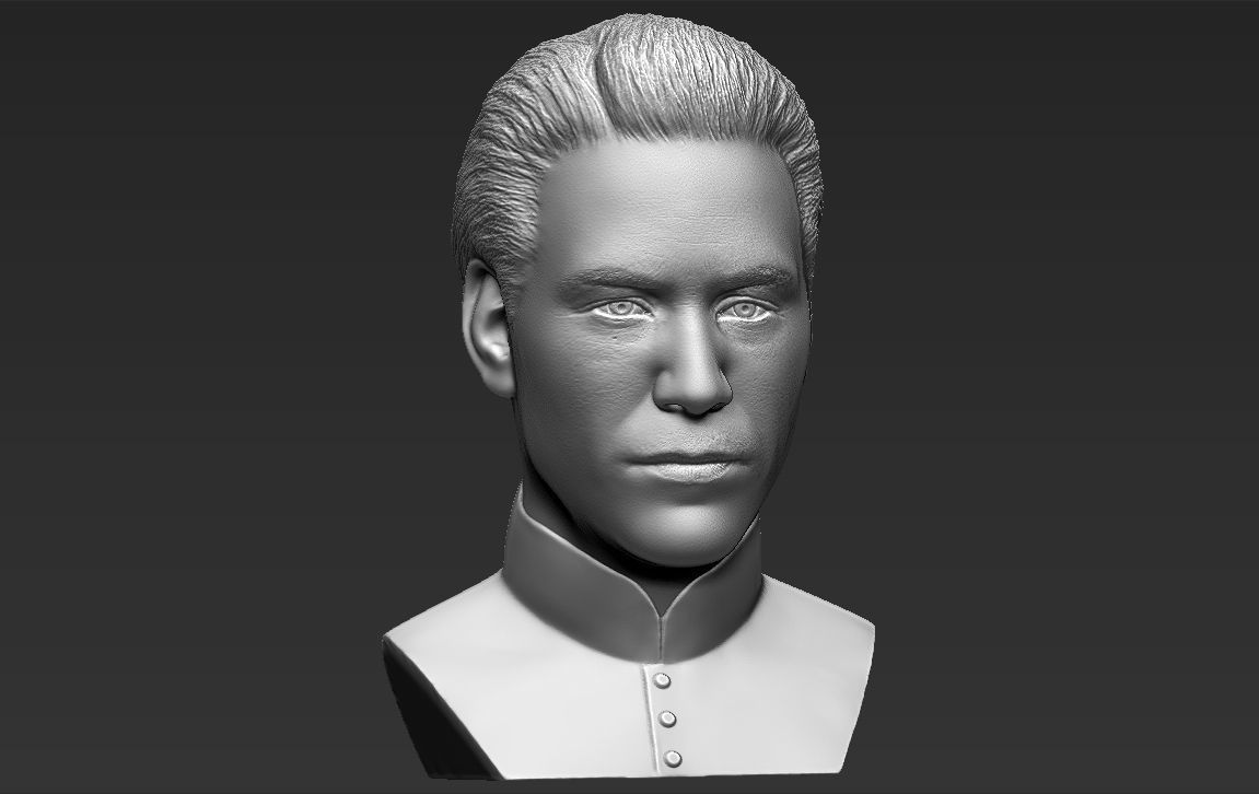 Neo Keanu Reeves from Matrix bust 3D printing ready stl obj  3D print model_9