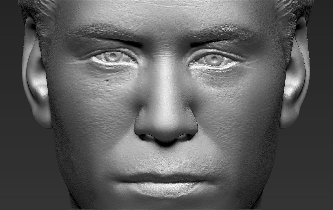 Neo Keanu Reeves from Matrix bust 3D printing ready stl obj  3D print model_13