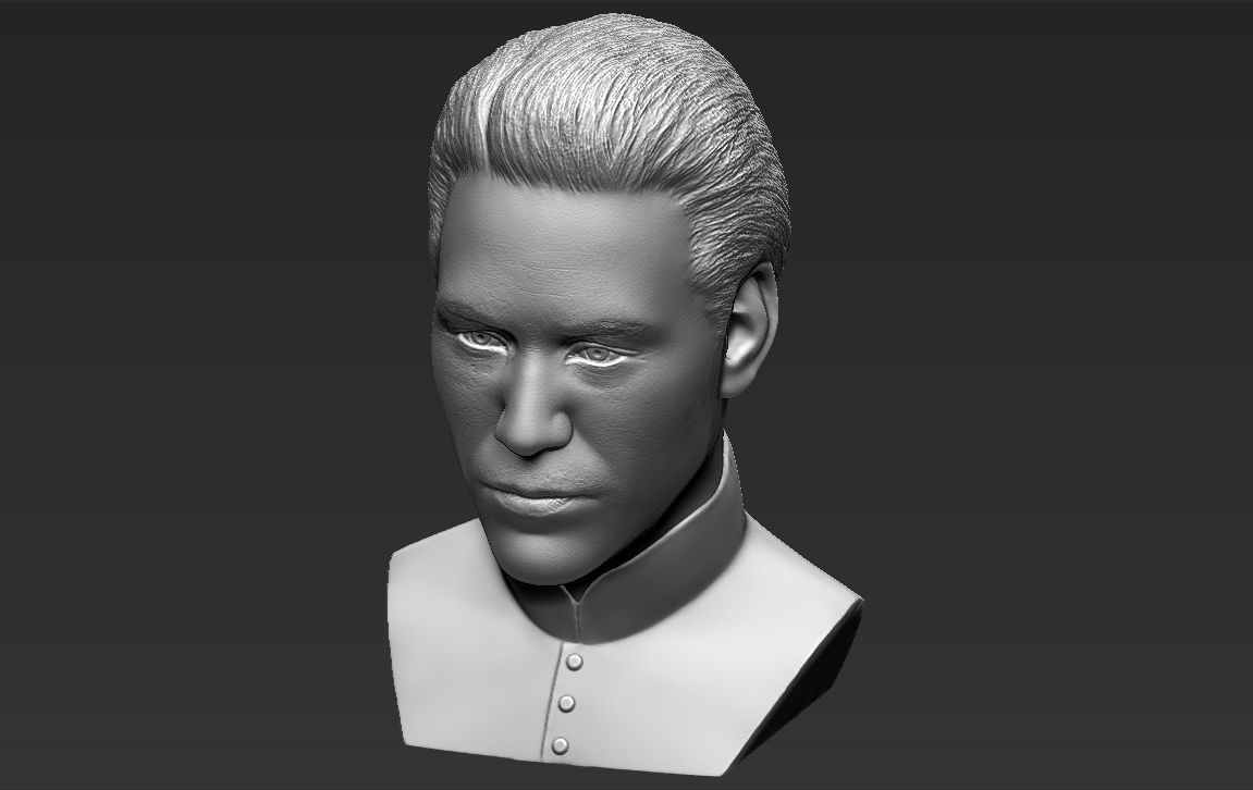 Neo Keanu Reeves from Matrix bust 3D printing ready stl obj  3D print model_11